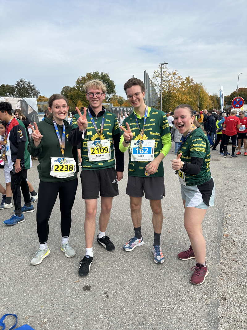 Grünes Team beim 26. Pfaffenhofener Stadtlauf