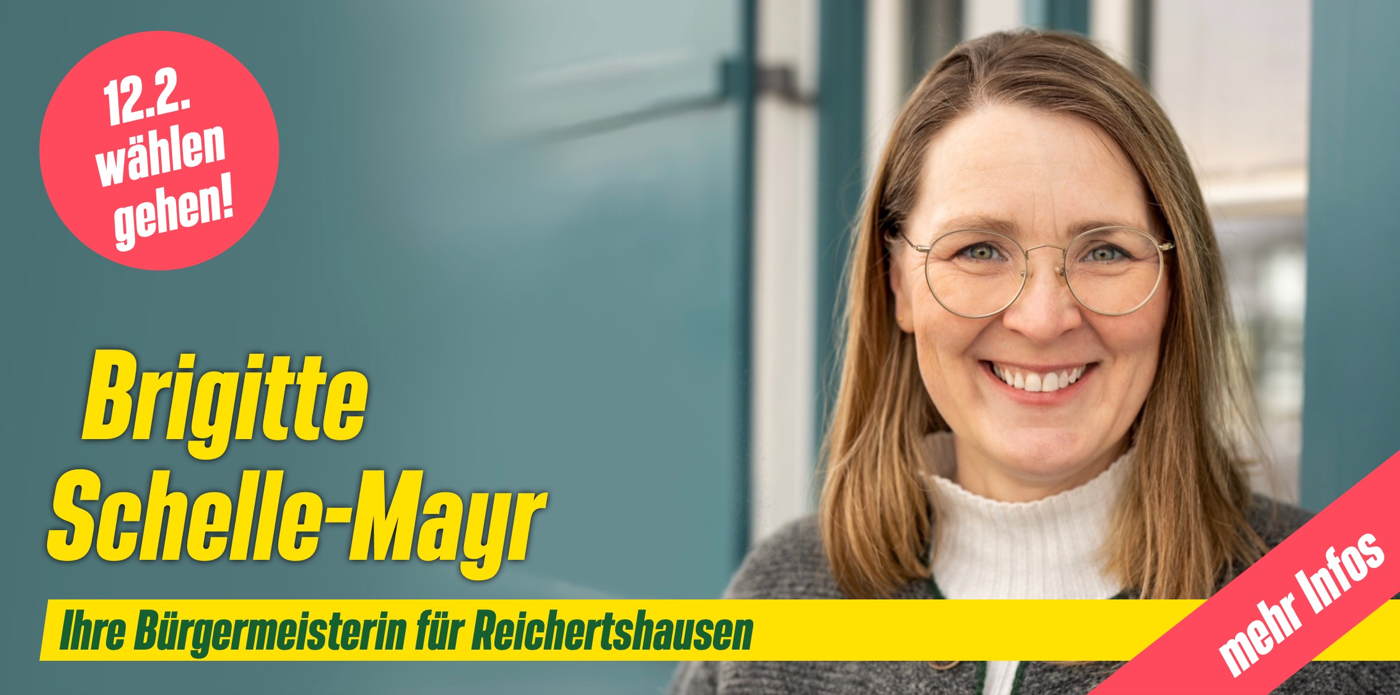 Brigitte Schelle-Mayr - Ihre Bürgermeisterin für Reichertshausen