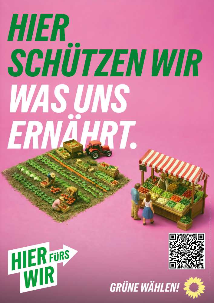 Wahlplakat Regionale Ernährung