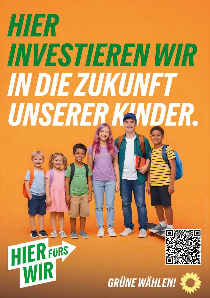 Wahlplakat Kinder und Jugendliche