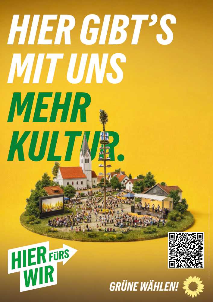 Wahlplakat Kultur in den Ortsteilen