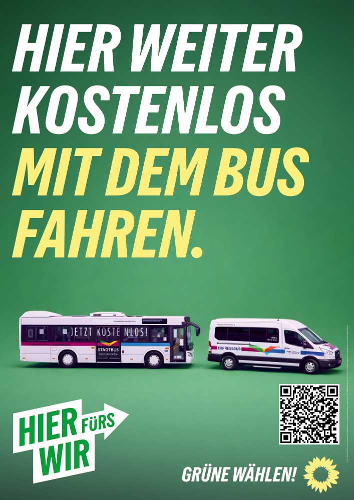 Wahlplakat ÖPNV
