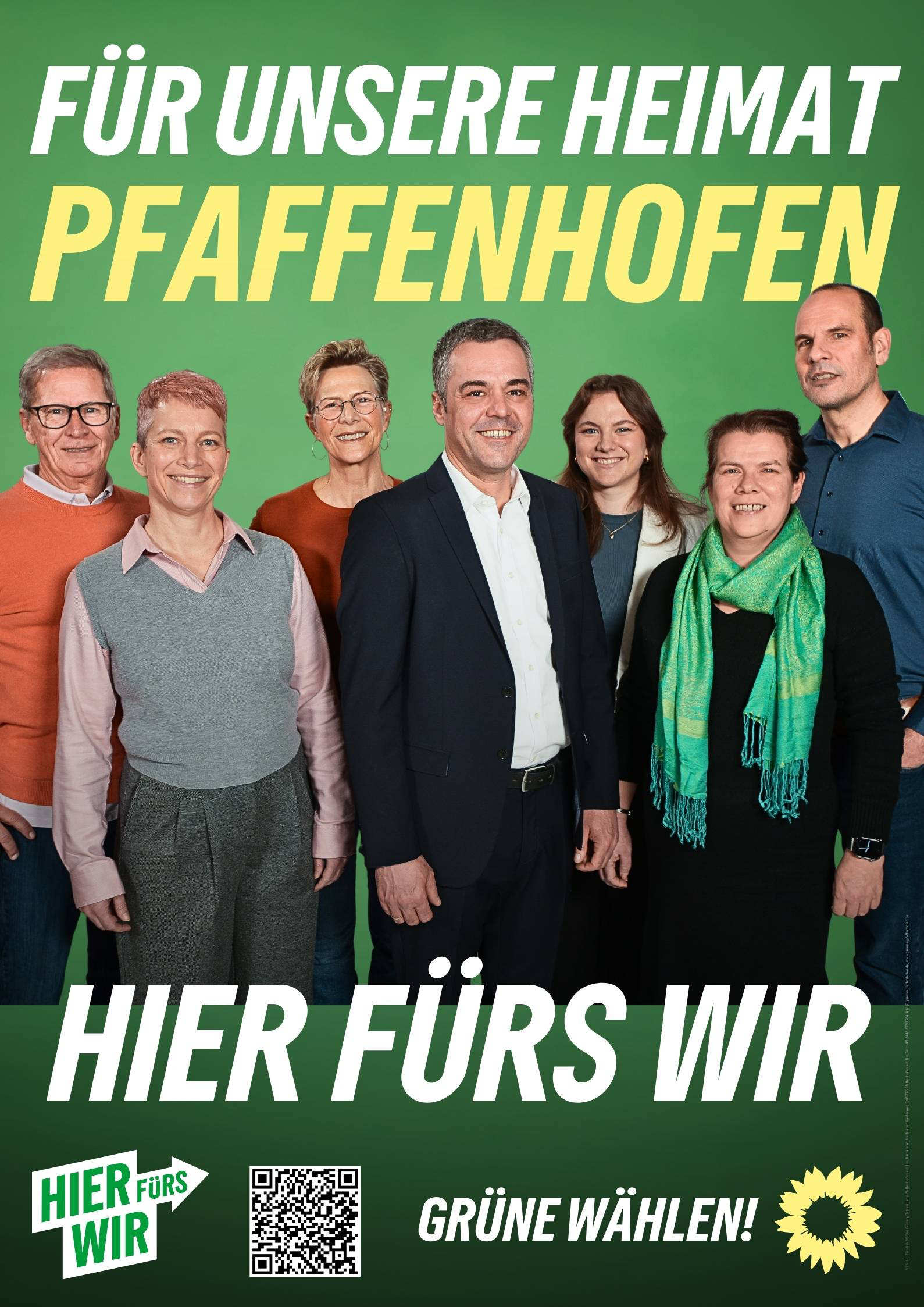 Wahlplakat Für unsere Heimat Pfaffenhofen