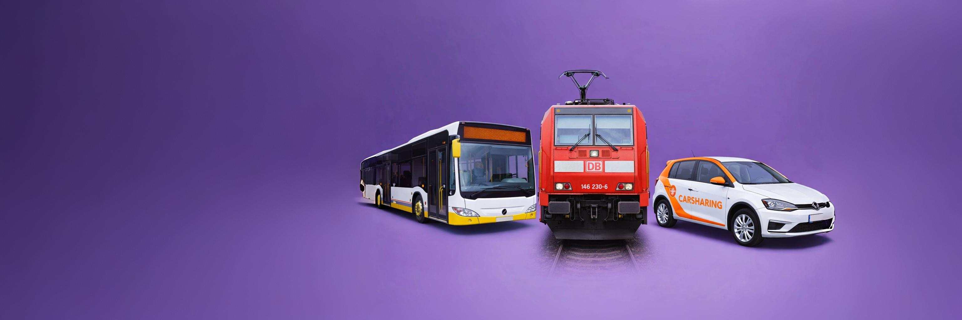 Bus, Bahn und Sharing