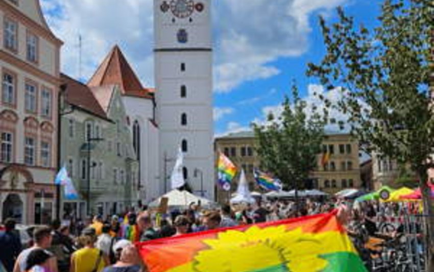 Parade auf dem Hauptplatz