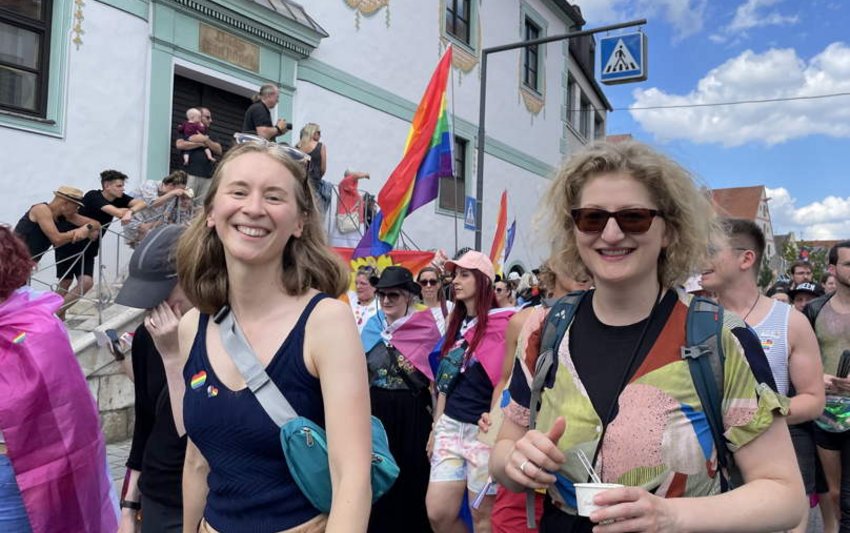 MdL Eva Lettenbauer (links) und Andie Whörle