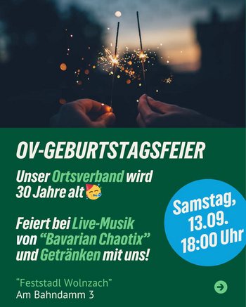 30 Jahre Ortsverband Wolnzach-Rohrbach