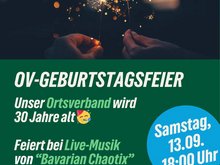30 Jahre Ortsverband Wolnzach-Rohrbach