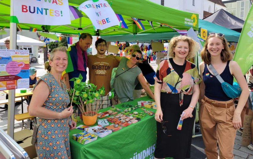 Infostand der Grünen