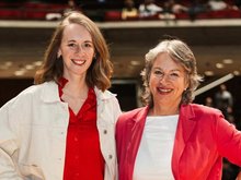 Eva Lettenbauer und Giesela Sengl