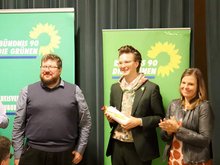 von links nach rechts: Joachim Siegl, Dr. Maximilian Breu, Leon Eckert, Bettina Markl, Sandra Smolka