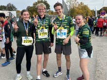 Grünes Team beim 26. Pfaffenhofener Stadtlauf